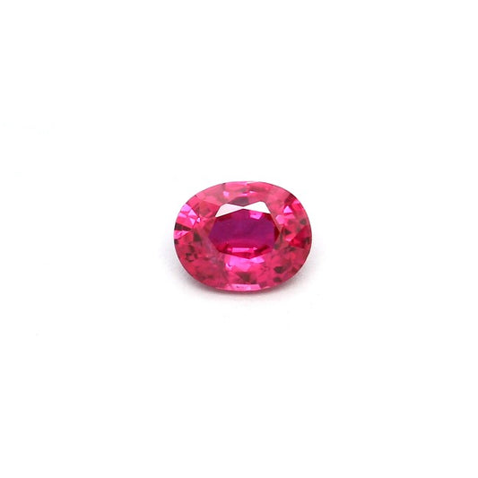0.28ct Pinkish Red, Oval Ruby, Heated, Thailand - 4.42 x 3.50 x 2.15mm