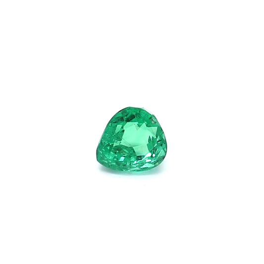 0.36ct Heart Shape Emerald, Minor Oil, Zambia - 4.46 x 4.13 x 3.18mm