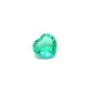 0.50ct Heart Shape Emerald, Minor Oil, Zambia - 5.49 x 5.94 x 2.68mm