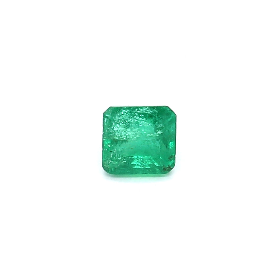 0.52ct Octagon Emerald, Moderate Oil, Zambia - 4.47 x 4.42 x 3.52mm