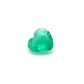 0.61ct Heart Shape Emerald, Moderate Oil + Resin, Zambia - 6.41 x 6.95 x 2.55