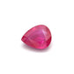 0.89ct Pear Shape Ruby, H(a), Myanmar - 6.55 x 5.48 x 2.79mm