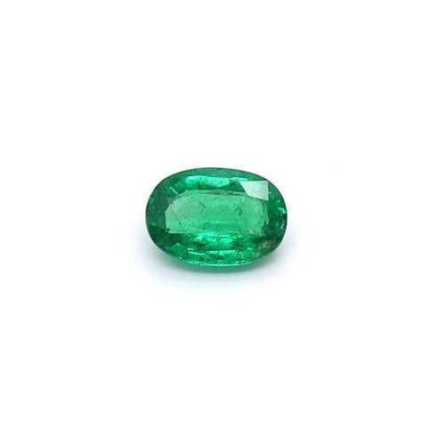 0.92ct Oval Emerald, Minor Oil, Russia - 7.75 x 5.46 x 3.23mm