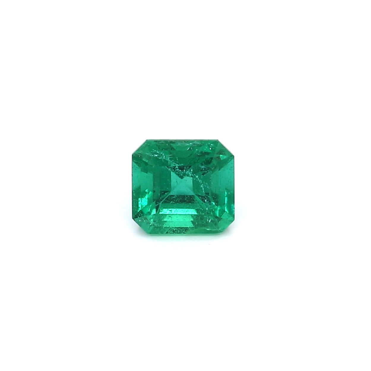 0.95ct Octagon Emerald, Minor Oil, Zambia - 6.07 x 5.68 x 4.25mm