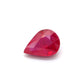1.06ct Pear Shape Ruby, H(b), Myanmar - 7.71 x 5.69 x 3.21mm