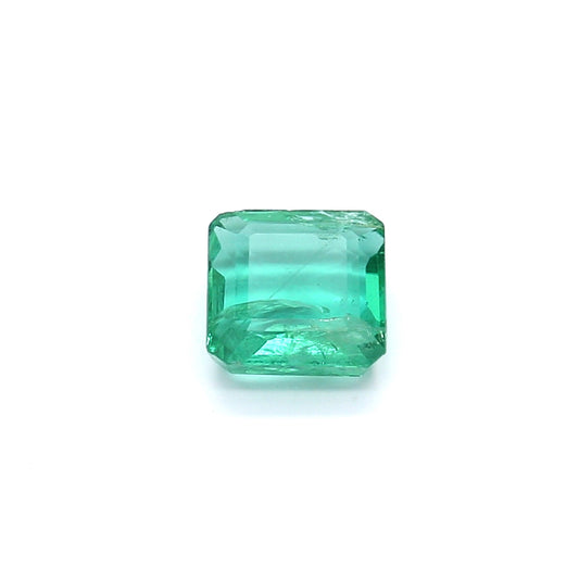 1.11ct Octagon Emerald, Moderate Oil, Zambia - 6.01 x 5.90 x 3.32mm