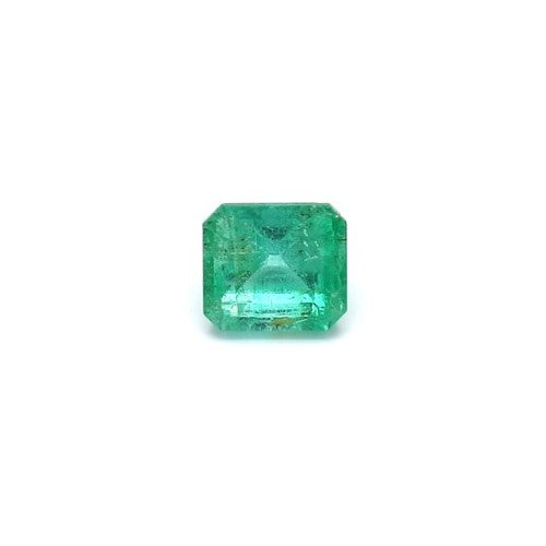 1.13ct Octagon Emerald, Minor Oil, Zambia - 6.42 x 5.76 x 4.61mm