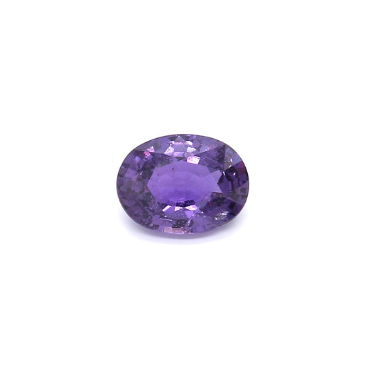 1.43ct Purple, Oval Sapphire, Heated, Madagascar - 7.91 x 5.97 x 3.46mm