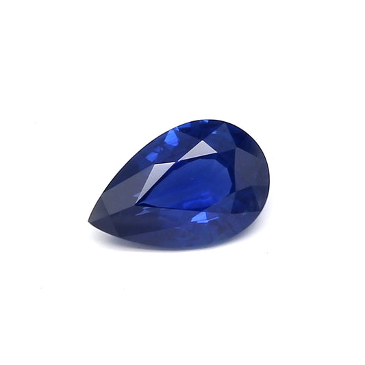 1.50ct Pear Shape Sapphire, Heated, Madagascar - 9.15 x 5.97 x 3.61mm