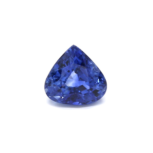 1.66ct Pear Shape Sapphire, Heated, Madagascar - 7.05 x 7.18 x 4.44mm