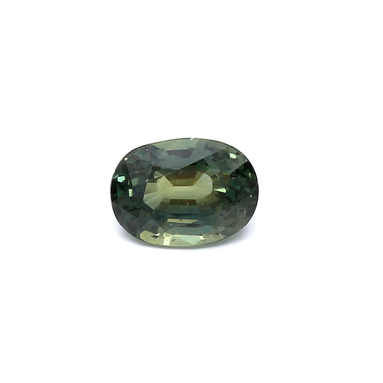 2.25ct Green, Oval Sapphire, Heated, East Africa - 8.40 x 6.30 x 4.65mm