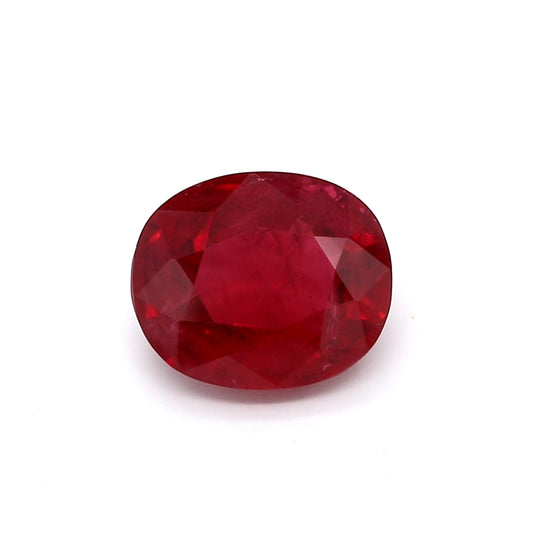 2.57ct Oval Ruby, H(a), Mozambique - 9.02 x 7.57 x 4.20mm