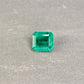 4.88ct Bluish Green, Octagon Emerald, Minor Resin, Colombia - 10.82 x 9.66 x 5.99mm