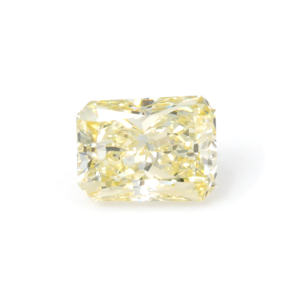 0.50ct Fancy Light Yellow, Radiant Diamond, VVS2 - 5.22 x 3.95 x 2.95mm