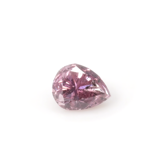 0.14ct Fancy Intense Purplish Pink, Pear Shape Diamond - 3.51 x 2.80 x 2.45mm