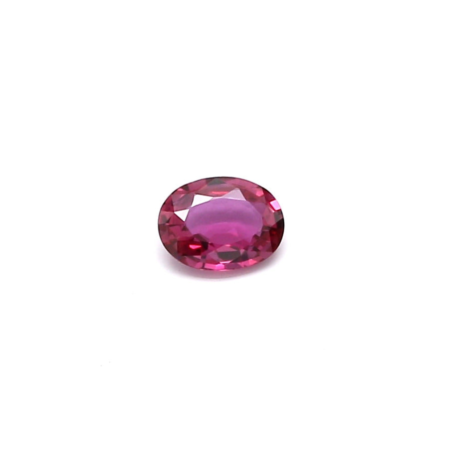 0.21ct Purplish Pink, Oval Sapphire, Heated, Thailand - 4.50 x 3.48 x 1.56mm