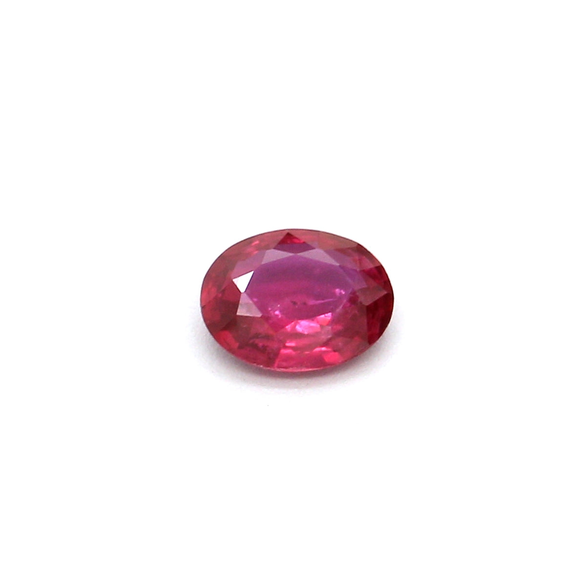 0.21ct Pinkish Red, Oval Ruby, H(b), Thailand - 4.37 x 3.48 x 1.61mm