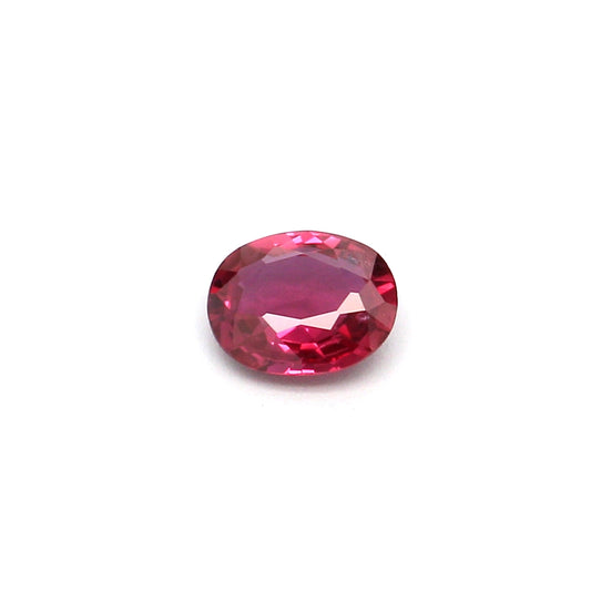 0.23ct Pinkish Red, Oval Ruby, Heated, Thailand - 4.26 x 3.50 x 1.67mm