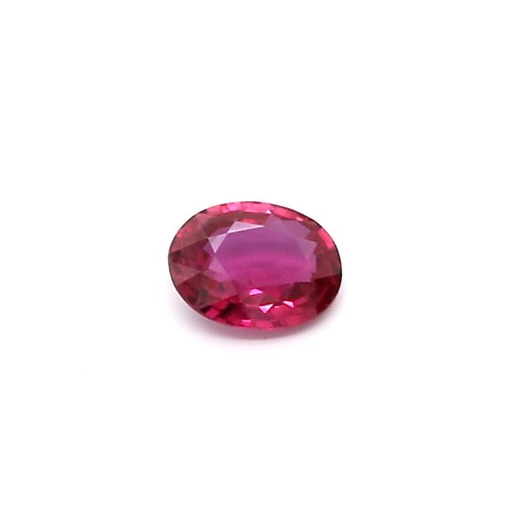 0.23ct Pinkish Red, Oval Ruby, Heated, Thailand - 4.43 x 3.50 x 1.69mm