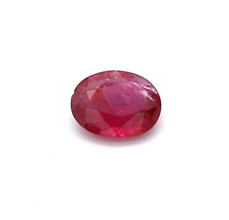 0.23ct Pinkish Red, Oval Ruby, H(a), Thailand - 4.45 x 3.50 x 1.66mm