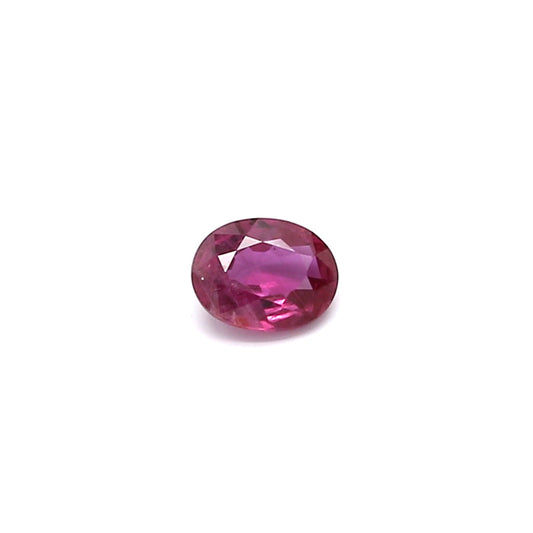 0.27ct Purplish Pink, Oval Sapphire, Heated, Thailand - 4.44 x 3.43 x 2.02mm