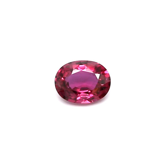 0.27ct Pinkish Red, Oval Ruby, Heated, Thailand - 4.51 x 3.49 x 1.94mm