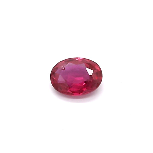 0.27ct Pinkish Red, Oval Ruby, H(b), Thailand - 4.56 x 3.56 x 1.84mm