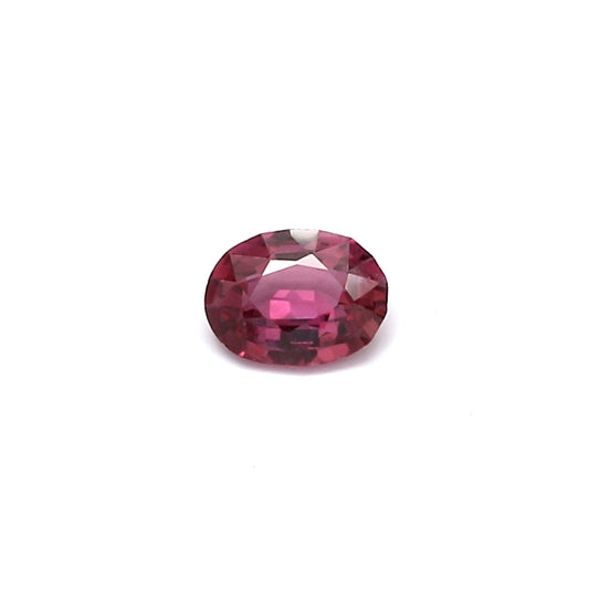 0.28ct Purplish Pink, Oval Sapphire, Heated, Thailand - 4.95 x 3.80 x 1.89mm