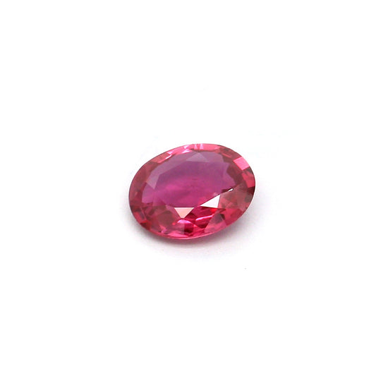 0.29ct Pink, Oval Sapphire, Heated, Thailand - 4.84 x 3.88 x 1.71mm