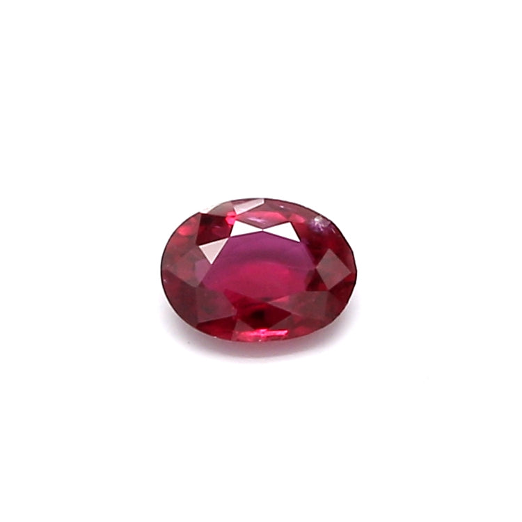 0.30ct Oval Ruby, H(b), Mozambique - 4.99 x 3.79 x 1.85mm