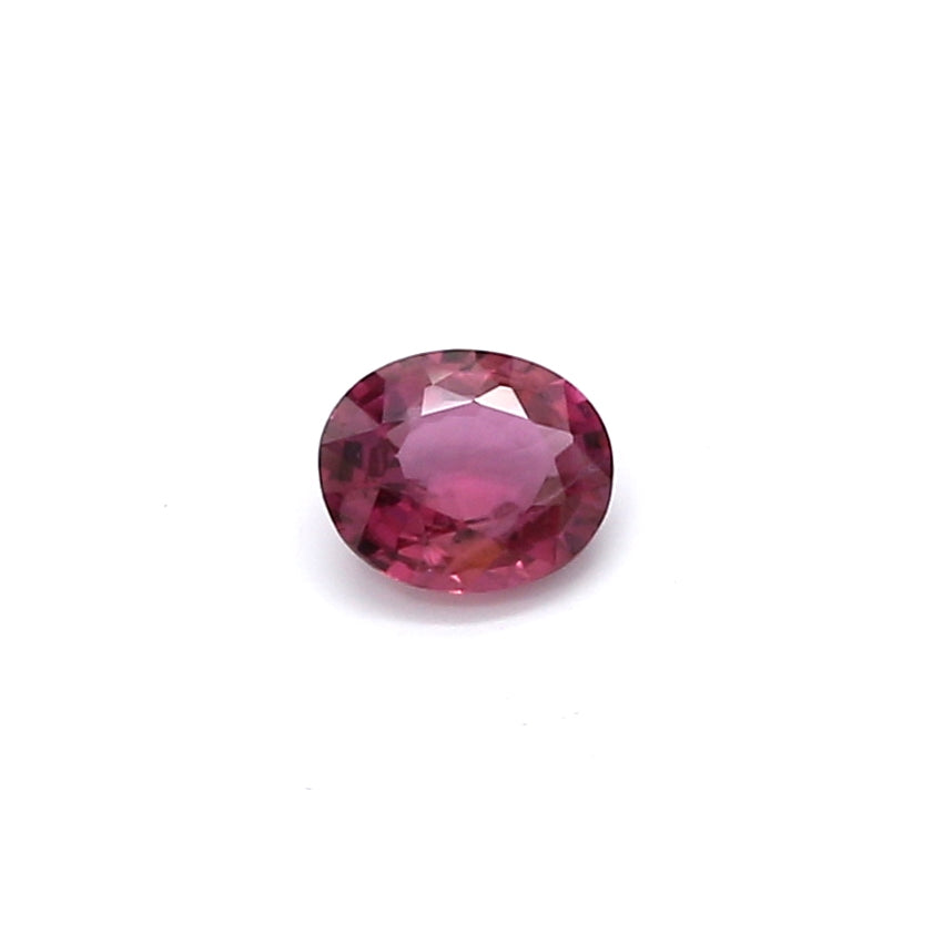 0.31ct Purplish Pink, Oval Sapphire, Heated, Thailand - 4.72 x 3.95 x 2.05mm