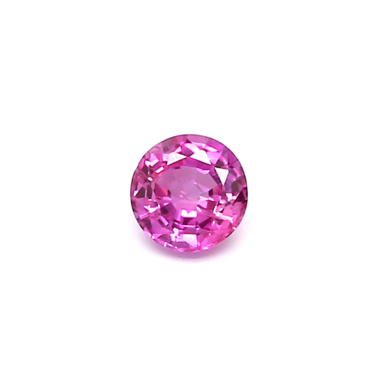 0.32ct Pink Round Sapphire, H(a) Madagascar - 4.05 x 4.09 x 2.35mm