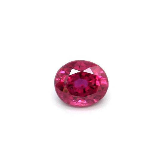 0.32ct Pinkish Red, Oval Ruby, Heated, Thailand - 4.31 x 3.69 x 2.44mm