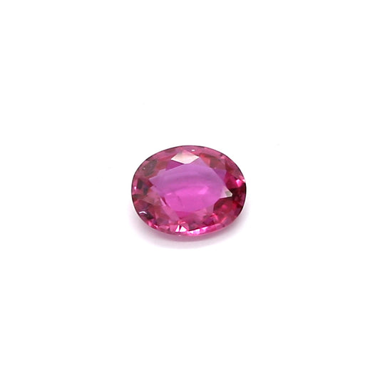 0.33ct Purplish Pink, Oval Sapphire, Heated, Thailand - 4.81 x 3.98 x 1.83mm