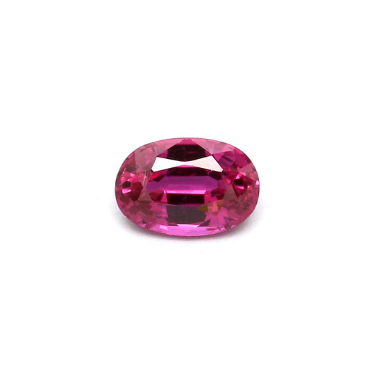 0.34ct Pinkish Red, Oval Ruby, Heated, Thailand - 4.94 x 3.36 x 2.30mm