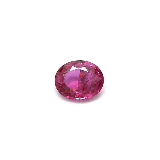 0.35ct Purplish Pink, Oval Sapphire, Heated, Thailand - 4.86 x 4.04 x 2.03mm