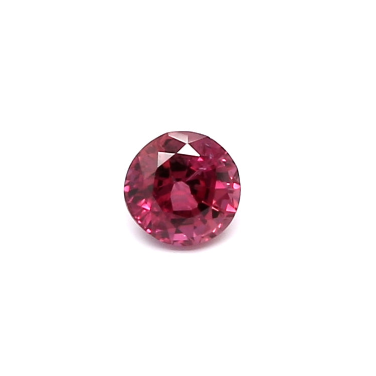 0.36ct Pinkish Red, Round Ruby, H(a), Thailand - 4.00 x 4.09 x 2.72mm