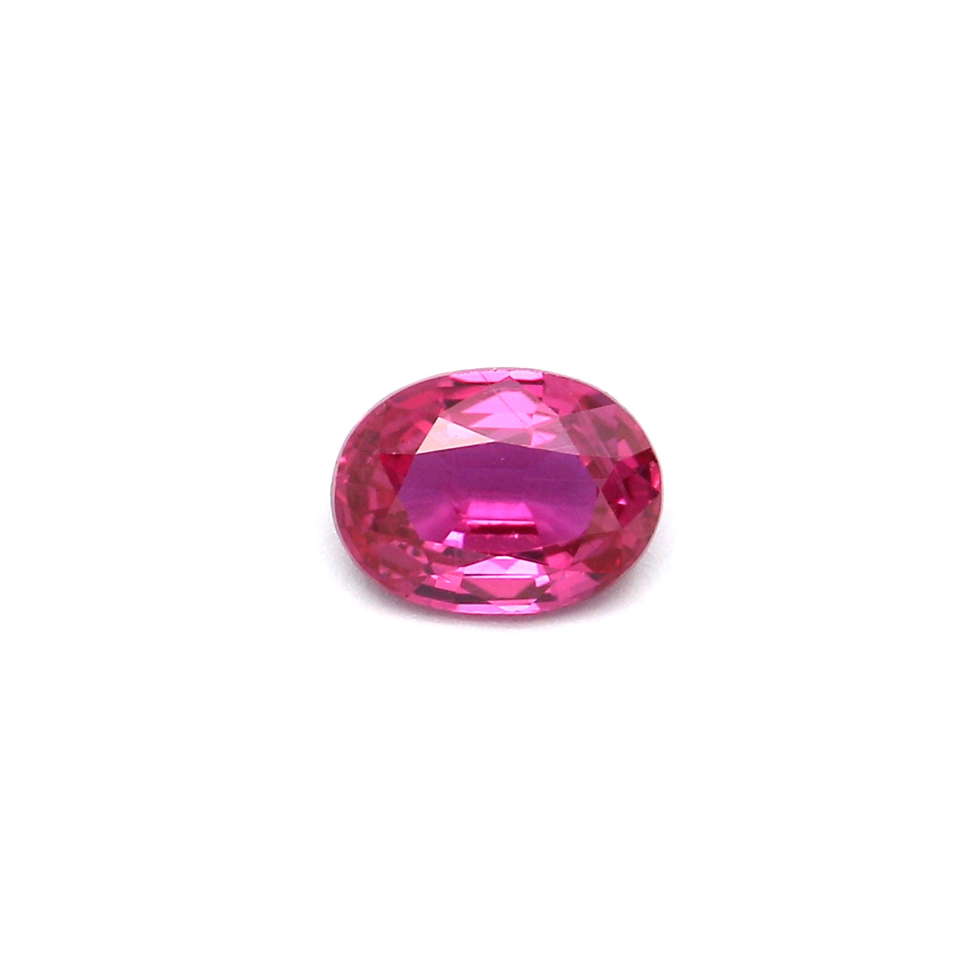 0.36ct Purplish Pink, Oval Sapphire, Heated, Basaltic - 5.12 x 3.79 x 2.11mm