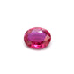 0.37ct Pinkish Red, Oval Ruby, Heated, Thailand - 5.29 x 4.30 x 1.81mm