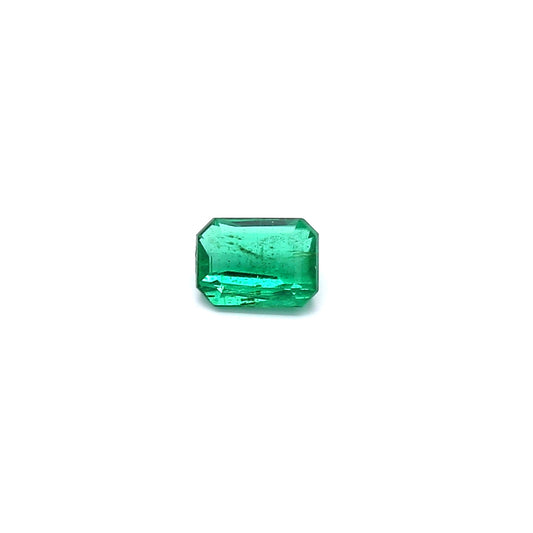 0.38ct Octagon Emerald, Minor Oil, Russia - 5.05 x 3.66 x 2.46mm