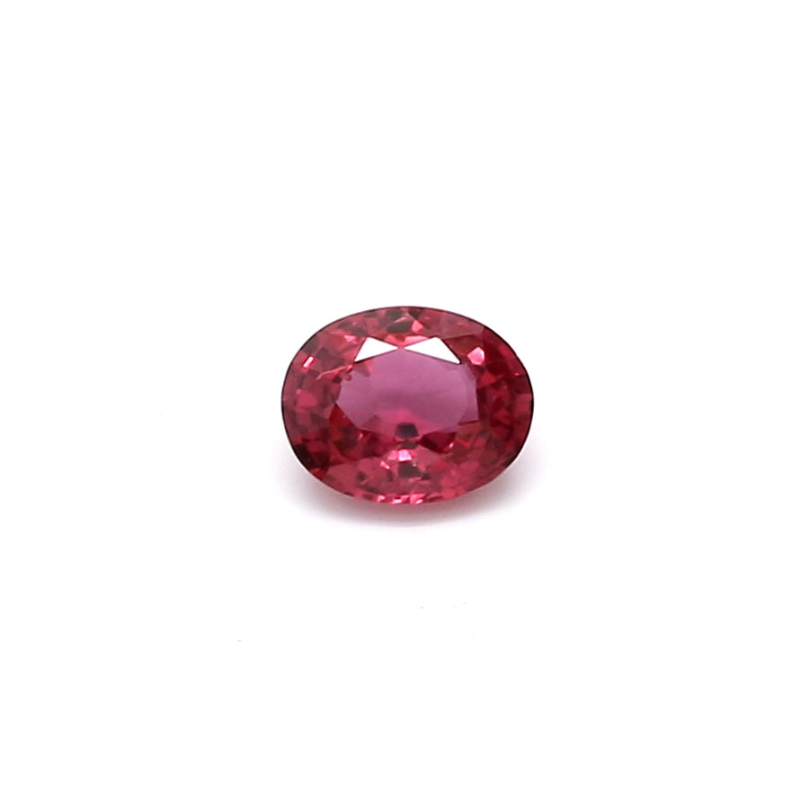 0.38ct Orangy Pink, Oval Sapphire, Heated, Thailand - 4.94 x 3.98 x 2.30mm