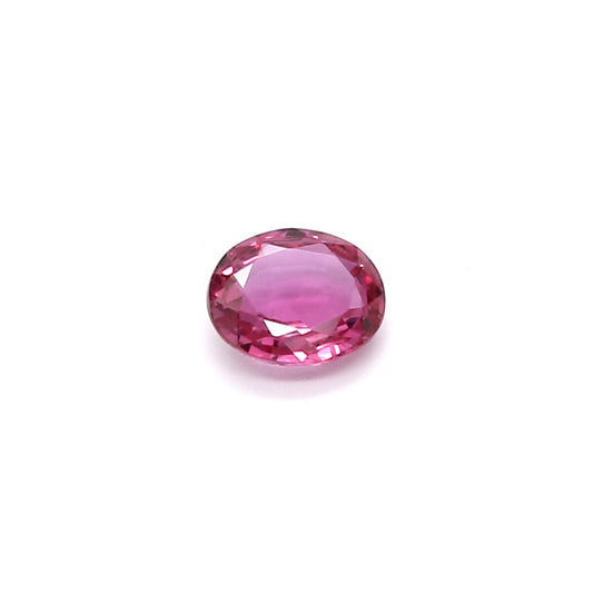 0.38ct Pink, Oval Sapphire, Heated, Thailand - 4.81 x 4.01 x 2.03mm