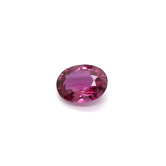 0.38ct Purplish Pink, Oval Sapphire, Heated, Thailand - 4.98 x 3.89 x 2.24mm