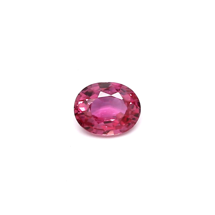 0.39ct Pink, Oval Sapphire, Heated, Thailand - 4.94 x 3.88 x 2.31mm