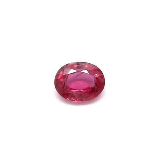 0.40ct Orangy Pink, Oval Sapphire, Heated, Thailand - 4.99 x 3.97 x 2.20mm