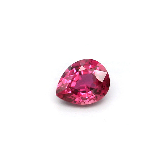 0.41ct Pink, Pear Shape Sapphire, Heated, Thailand - 4.95 x 3.93 x 2.53mm