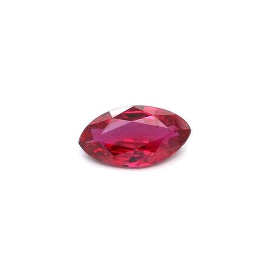 0.41ct Marquise Ruby, Heated, Thailand - 6.83 x 3.71 x 1.91mm