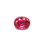 0.42ct Pinkish Red, Oval Ruby, H(b), Madagascar - 5.04 x 3.97 x 2.44mm