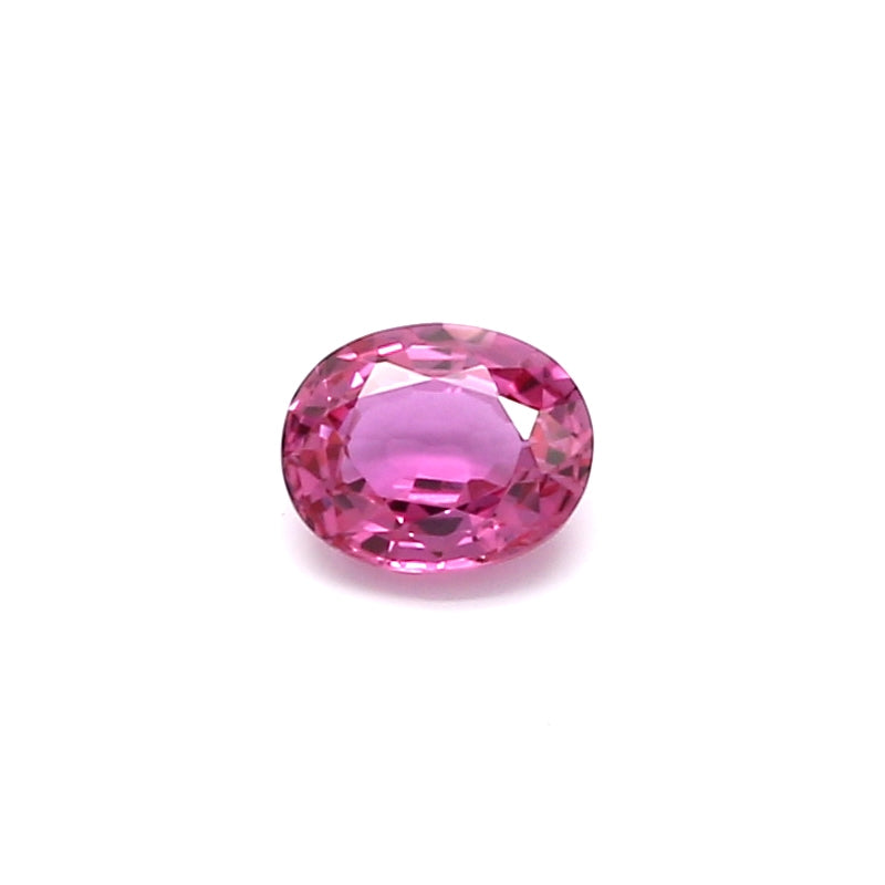 0.42ct Pink, Oval Sapphire, H(a) Thailand - 4.98 x 4.04 x 2.27mm