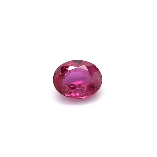 0.43ct Purplish Pink, Oval Sapphire, Heated, Thailand - 4.97 x 4.00 x 2.33mm